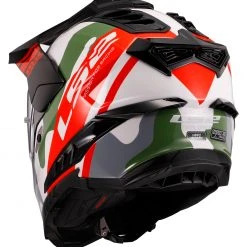 LS2 Helmets LS2 Explorer Camo X Helmet -Helmets Sale 2024 ls2 explorer camo x helmet gloss red white 2