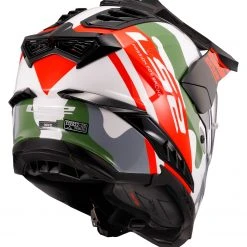 LS2 Helmets LS2 Explorer Camo X Helmet -Helmets Sale 2024 ls2 explorer camo x helmet gloss red white 3