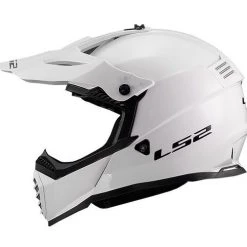 LS2 Helmets LS2 Gate Helmet - Solid -Helmets Sale 2024 ls2 gate helmet solid gloss white 1