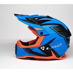 LS2 Helmets LS2 Youth Gate Twoface Helmet -Helmets Sale 2024 ls2 gate twoface helmet blue orange 1