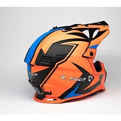 LS2 Helmets LS2 Youth Gate Twoface Helmet -Helmets Sale 2024 ls2 gate twoface helmet blue orange 3