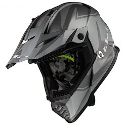 LS2 Helmets LS2 Gate Twoface Helmet -Helmets Sale 2024 ls2 gate twoface helmet matte grey black 6