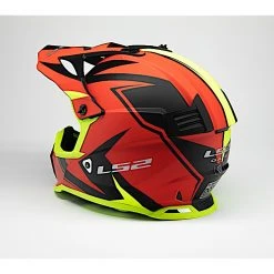 LS2 Helmets LS2 Youth Gate Twoface Helmet -Helmets Sale 2024 ls2 gate twoface helmet red hi viz yellow 1