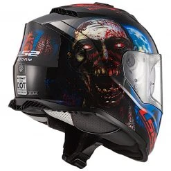 LS2 Helmets LS2 Assault I Heart Brains Glow In The Dark Helmet -Helmets Sale 2024 ls2 helmets assault i heart brains black glow black 1