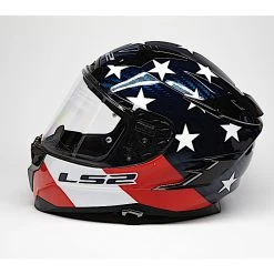 LS2 Helmets LS2 Challenger GT Carbon Americarbon Helmet -Helmets Sale 2024 ls2 helmets challenger c americarbon red gloss red white blue 5