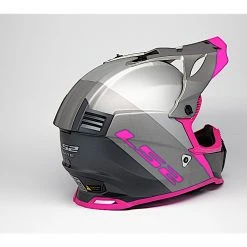 LS2 Helmets LS2 Youth Gate Launch Helmet -Helmets Sale 2024 ls2 helmets launch gate silver grey pink 7