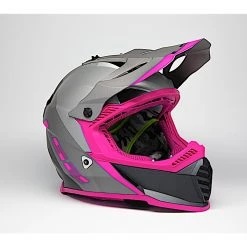 LS2 Helmets LS2 Youth Gate Launch Helmet -Helmets Sale 2024 ls2 helmets launch gate silver grey pink 8