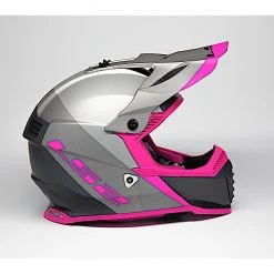 LS2 Helmets LS2 Youth Gate Launch Helmet -Helmets Sale 2024 ls2 helmets launch gate silver grey pink 9