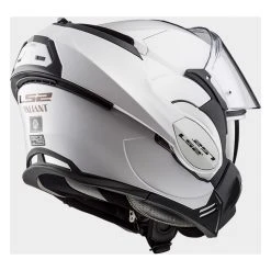 LS2 Helmets LS2 Valiant Helmet -Helmets Sale 2024 ls2 helmets valiant modular motorcycle helmet with sunshield white 1