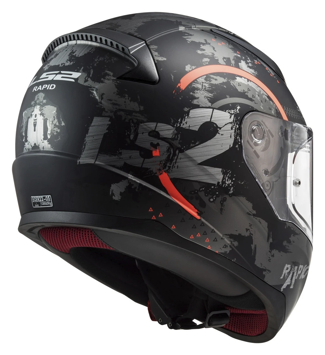 LS2 Helmets LS2 Rapid Circle Helmet 4 LS2 Helmets LS2 Rapid Circle Helmet - Image 4