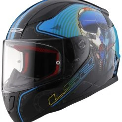 LS2 Helmets LS2 Rapid Mach II Fighter Pilot Helmet