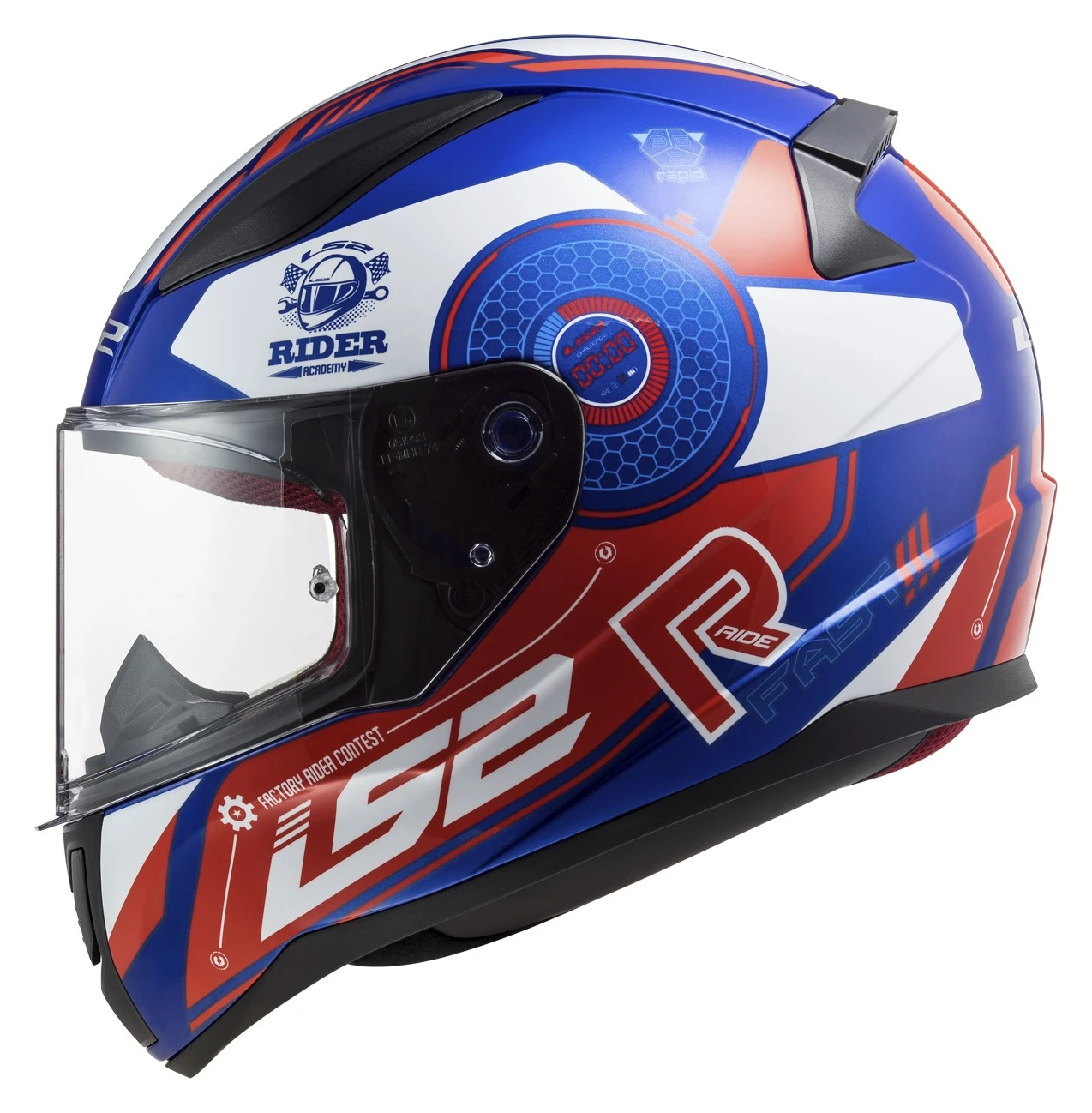 LS2 Helmets LS2 Rapid Stratus Helmet 2 LS2 Helmets LS2 Rapid Stratus Helmet - Image 2