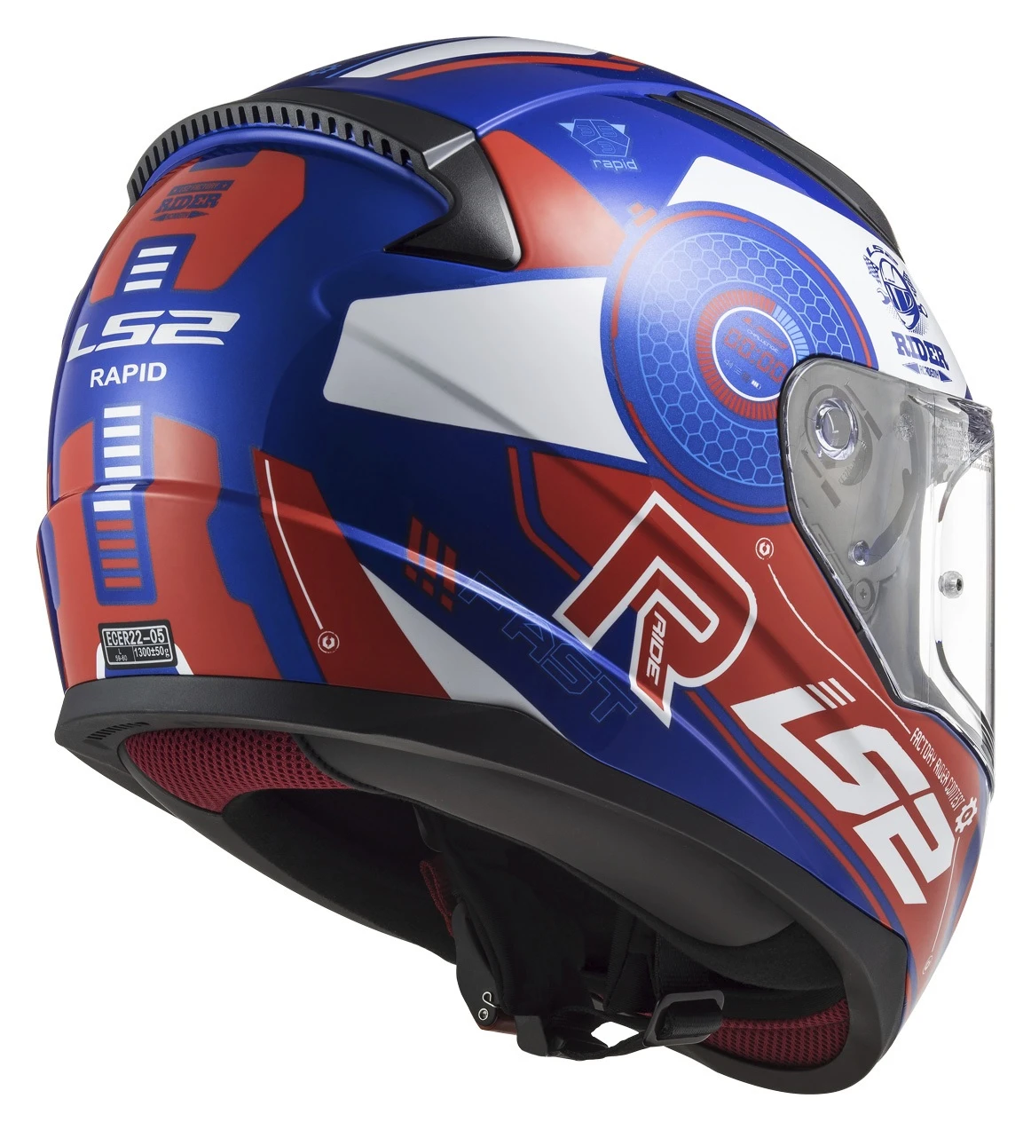 LS2 Helmets LS2 Rapid Stratus Helmet 4 LS2 Helmets LS2 Rapid Stratus Helmet - Image 4
