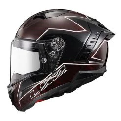 LS2 Helmets LS2 Thunder Carbon Lightning Helmet -Helmets Sale 2024 ls2 thunder carbon lightning helmet red grey black 1