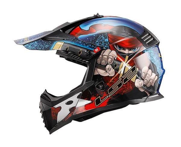 LS2 Helmets LS2 Youth Gate Ninja Helmet 2 LS2 Helmets LS2 Youth Gate Ninja Helmet - Image 2