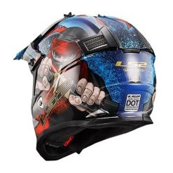 LS2 Helmets LS2 Youth Gate Ninja Helmet 6 LS2 Helmets LS2 Youth Gate Ninja Helmet -Helmets Sale 2024 ls2 youth gate ninja helmet matte fluo orange blue 2