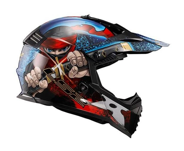 LS2 Helmets LS2 Youth Gate Ninja Helmet 4 LS2 Helmets LS2 Youth Gate Ninja Helmet - Image 4