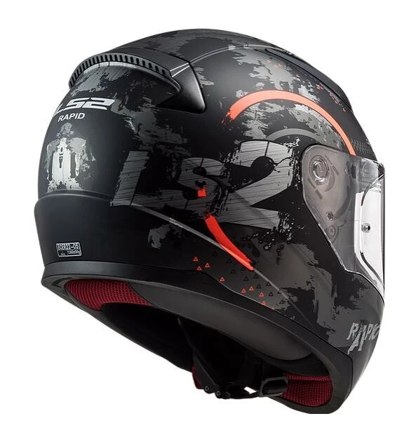 LS2 Helmets LS2 Youth Rapid Circle Helmet 4 LS2 Helmets LS2 Youth Rapid Circle Helmet - Image 4