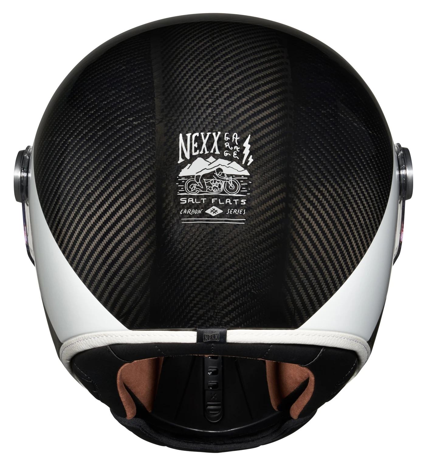 Nexx Helmets Nexx XG100 Racer Carbon Salt Flats Helmet 3 Nexx Helmets Nexx XG100 Racer Carbon Salt Flats Helmet - Image 3