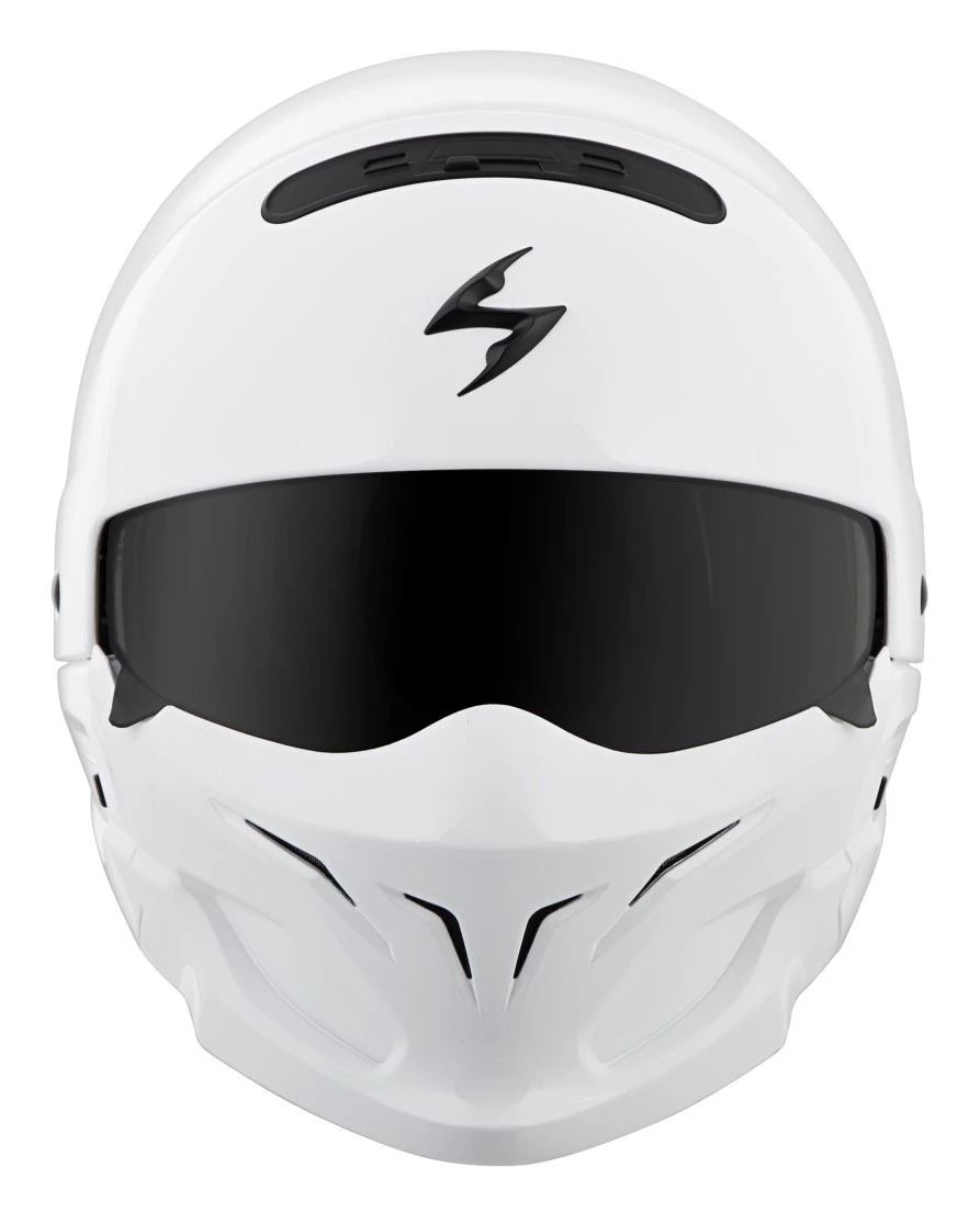 Half Helmets Scorpion EXO Covert White Helmet 2 Half Helmets Scorpion EXO Covert White Helmet - Image 2