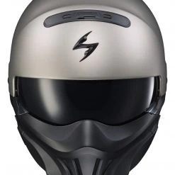 Half Helmets Scorpion EXO Covert Titanium Evo Helmet -Helmets Sale 2024 scorpion covert titanium evo helmet titanium 3