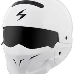 Half Helmets Scorpion EXO Covert White Helmet