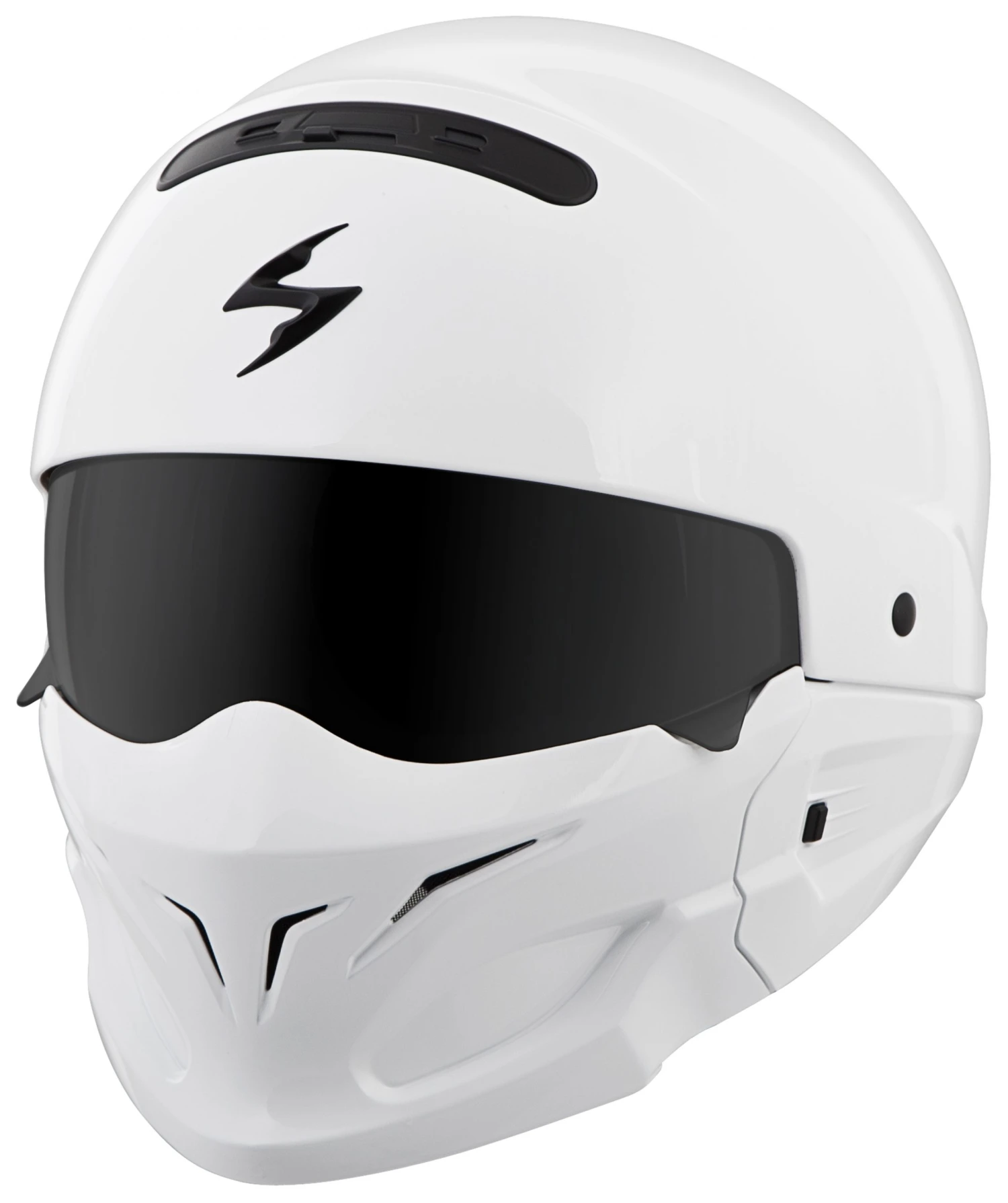 Half Helmets Scorpion EXO Covert White Helmet 1 Half Helmets Scorpion EXO Covert White Helmet