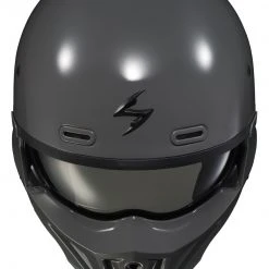 Half Helmets Scorpion EXO Covert X Helmet -Helmets Sale 2024 scorpion covert x helmet grey 1