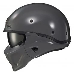 Half Helmets Scorpion EXO Covert X Helmet -Helmets Sale 2024 scorpion covert x helmet grey