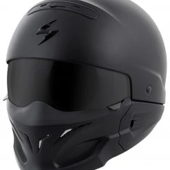 Half Helmets Scorpion EXO Covert Helmet Matte Black / LG [Blemished - Very Good]