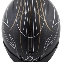 Half Helmets Scorpion EXO-C110 Pinstripe Helmet (SM) -Helmets Sale 2024 scorpion exoc110 pinstripe helmet gold silver 2