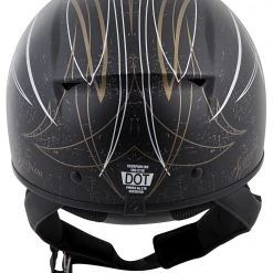 Half Helmets Scorpion EXO-C110 Pinstripe Helmet (SM) -Helmets Sale 2024 scorpion exoc110 pinstripe helmet gold silver 3