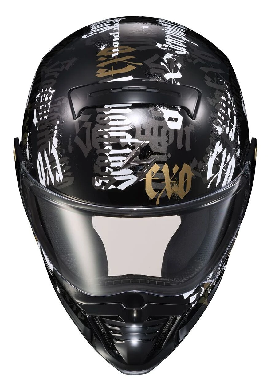 Scorpion EXO-HX1 Blackletter Helmet 2 Scorpion EXO-HX1 Blackletter Helmet - Image 2