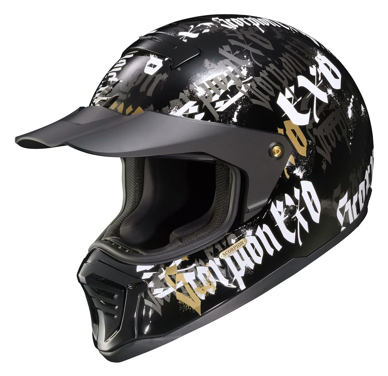 Scorpion EXO-HX1 Blackletter Helmet 4 Scorpion EXO-HX1 Blackletter Helmet - Image 4