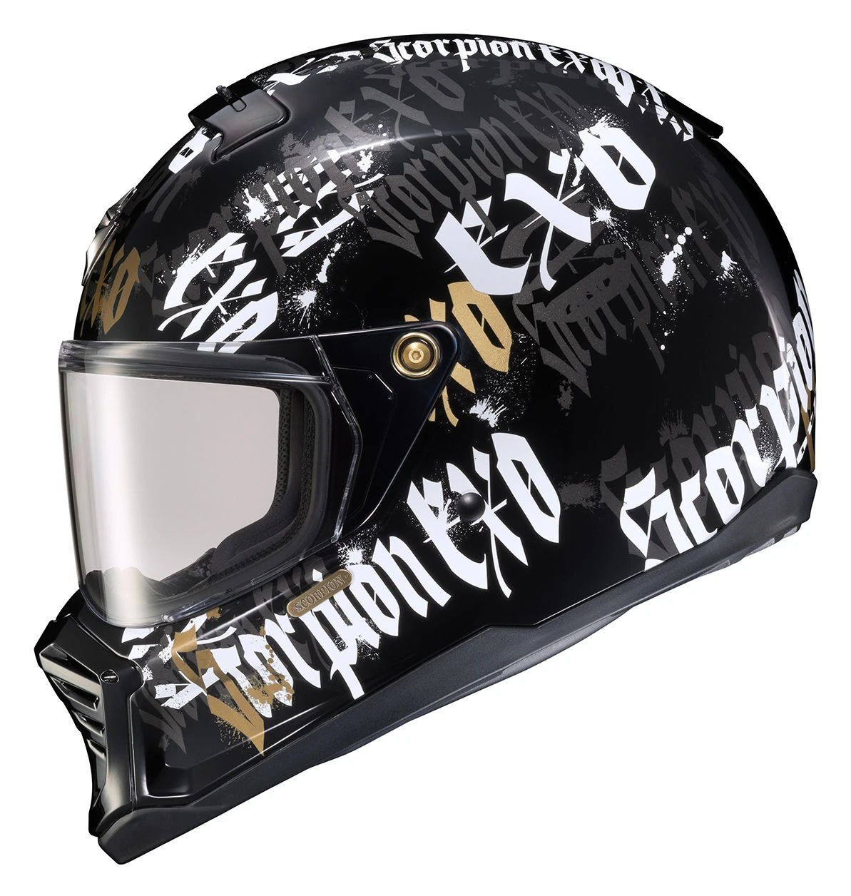 Scorpion EXO-HX1 Blackletter Helmet 1 Scorpion EXO-HX1 Blackletter Helmet