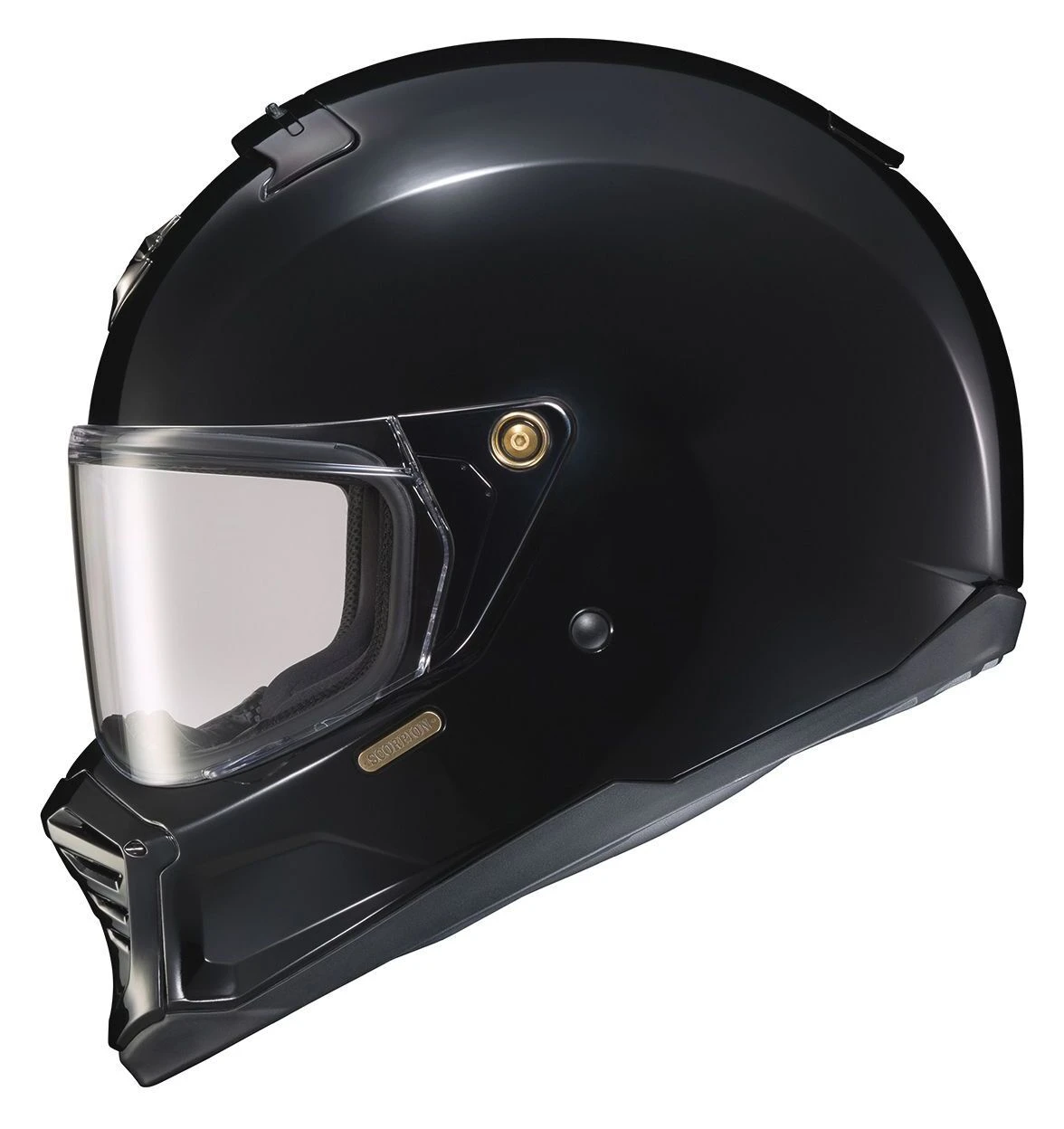 Scorpion EXO-HX1 Helmet - Solid Gloss Black / LG [Blemished - Very Good]