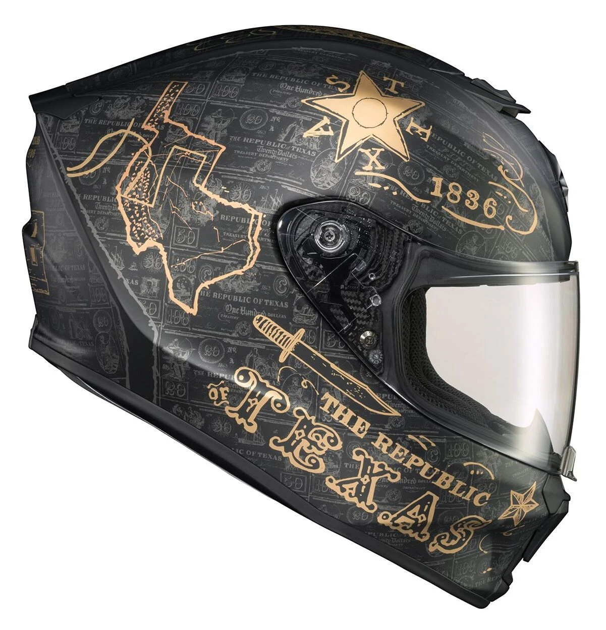 Full Face Scorpion EXO-R420 Lone Star Helmet - Image 6