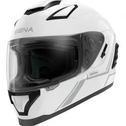 Sena Stryker Mesh Intercom Helmet White / MD [Open Box]