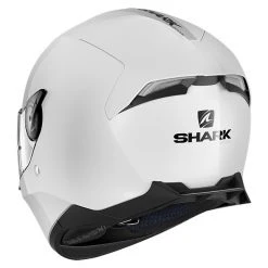 Shark Helmets Shark Skwal 2 Blank Helmet - White LEDs -Helmets Sale 2024 shark skwal blank matte sm white 2