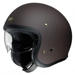 Shoei Helmets Helmet Closeouts Shoei J·O Helmet - Solid -Helmets Sale 2024 shoei jo helmet solid matte brown