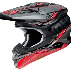 Shoei Helmets Shoei VFX-EVO Allegiant Helmet -Helmets Sale 2024 shoei vfxevo allegiant helmet black grey red