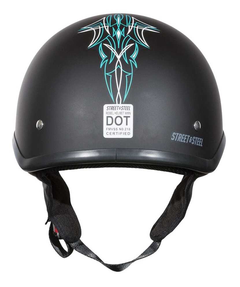 Helmet Closeouts Street & Steel Rebel Open Road Helmet 8 Helmet Closeouts Street & Steel Rebel Open Road Helmet - Image 8