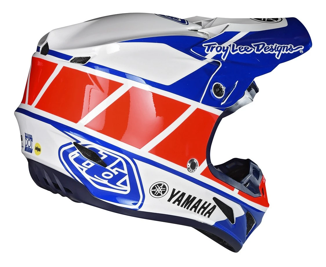Troy Lee Designs Helmet Closeouts Troy Lee SE4 Yamaha RS1 Helmet (SM & MD) 2 Troy Lee Designs Helmet Closeouts Troy Lee SE4 Yamaha RS1 Helmet (SM & MD) - Image 2