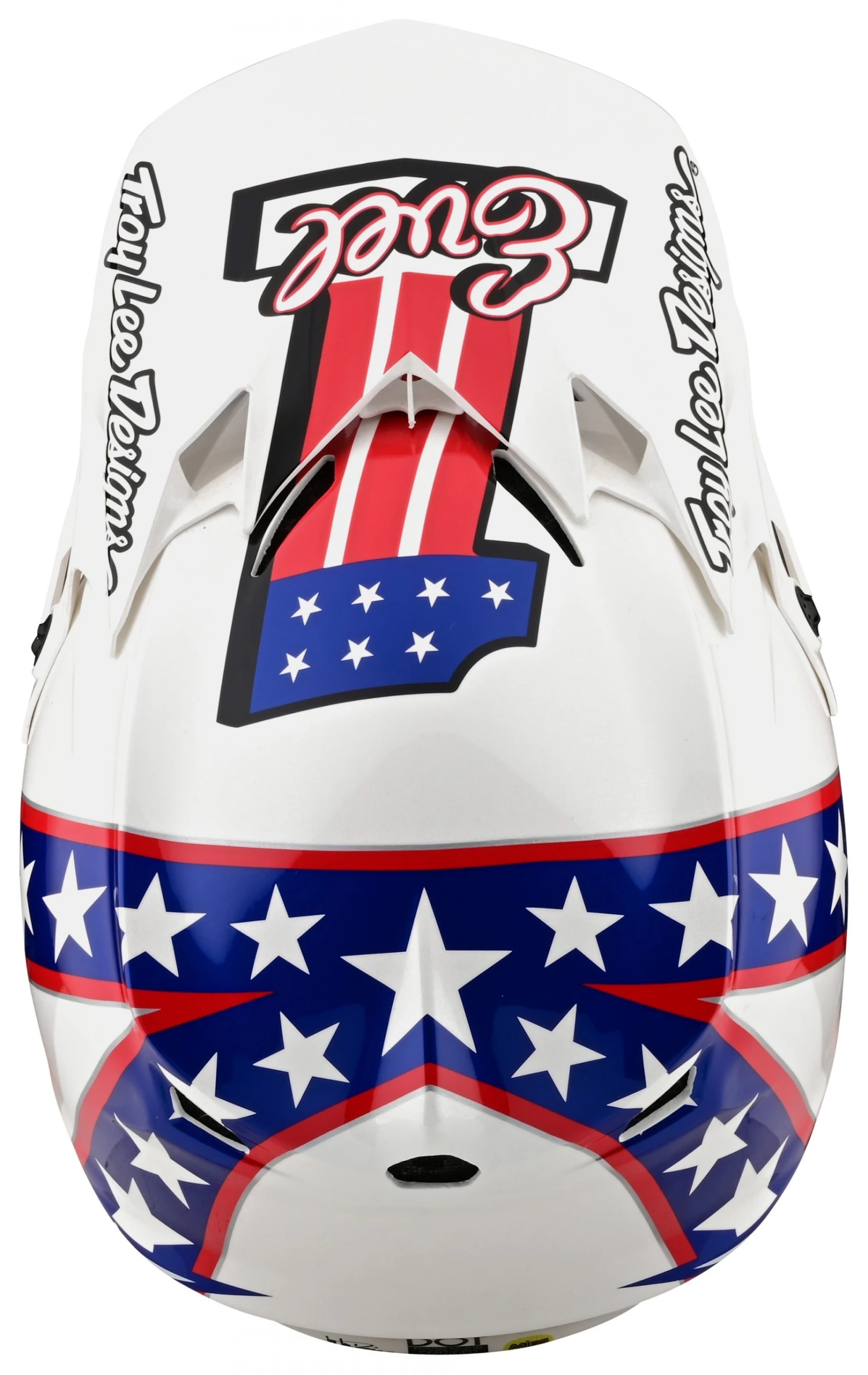 Helmet Closeouts Troy Lee Designs SE4 Evel Knievel Helmet 8 Helmet Closeouts Troy Lee Designs SE4 Evel Knievel Helmet - Image 8