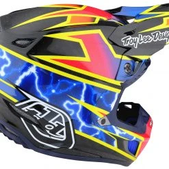 Troy Lee Designs SE5 Carbon Lightning Helmet -Helmets Sale 2024 troy lee designs se5 carbon lightning helmet black 3 scaled