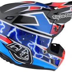 Troy Lee Designs SE5 Lightning Helmet -Helmets Sale 2024 troy lee designs se5 lightning helmet blue 3 scaled