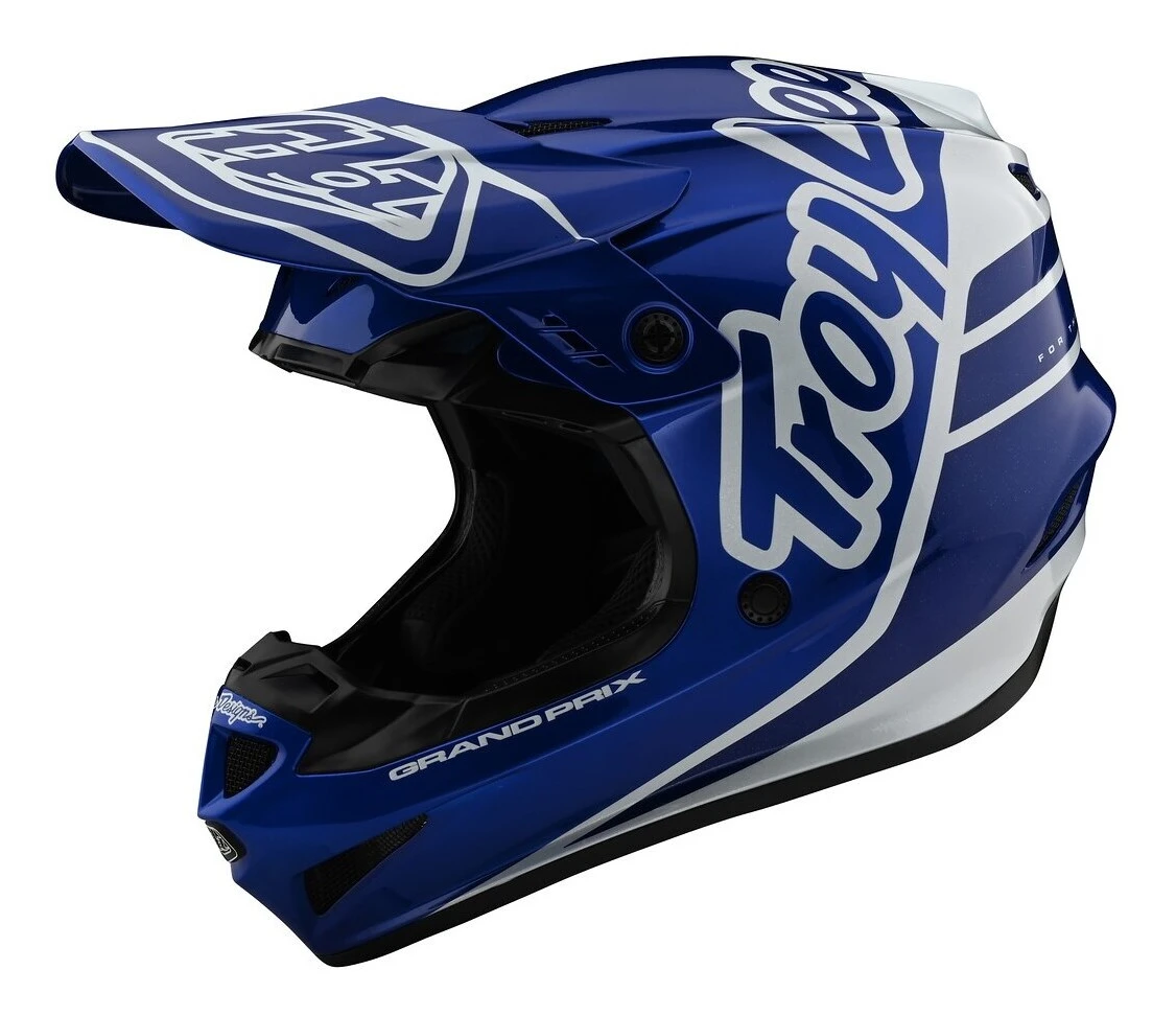 Troy Lee Designs Troy Lee Youth GP Silhouette Helmet Navy/White / LG [Open Box]
